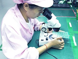 SMT贴片加工-显微镜检测