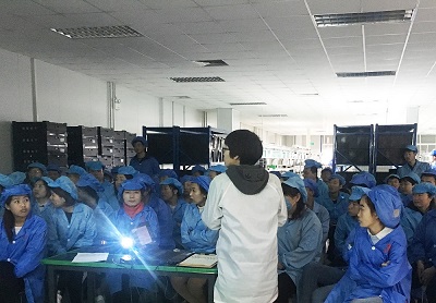 电子产品组装车间培训