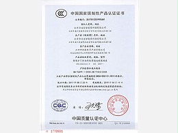 带保护门单相两极带接地暗装插座10A产品认证证书